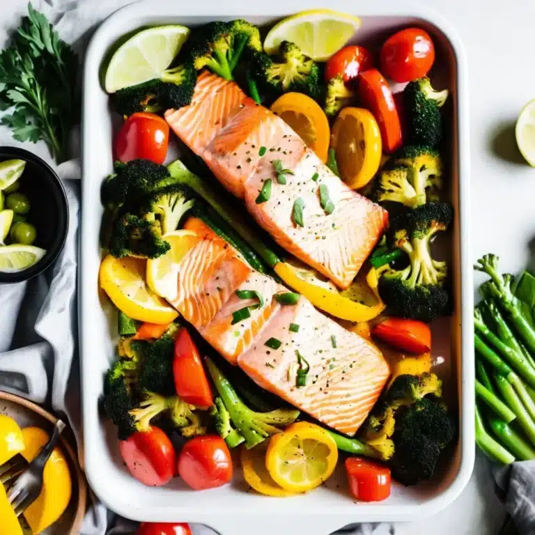 Sheet Pan Salmon and Veggies