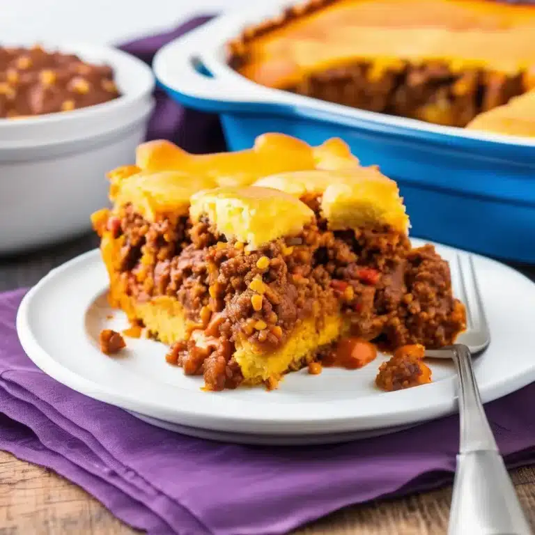 Sloppy Joe Cornbread Casserole