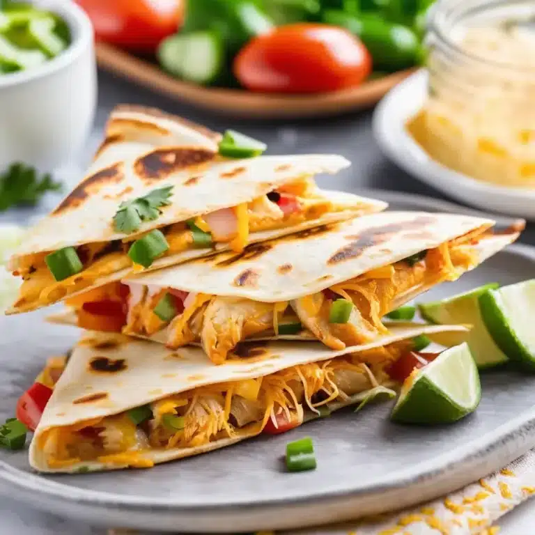 Air Fryer Chicken Quesadillas