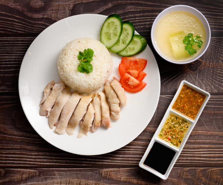 Southeast Asian Style Chicken Rice
