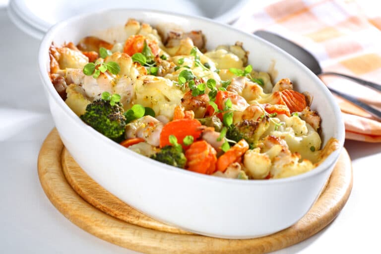 Baked Chicken Breasts and Vegetables