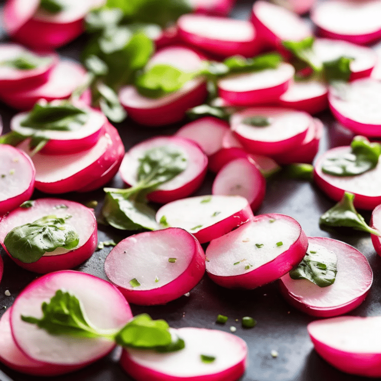 Air-Fried Radishes