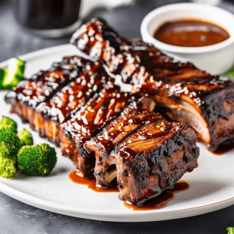 Air Fryer BBQ Baby Back Ribs