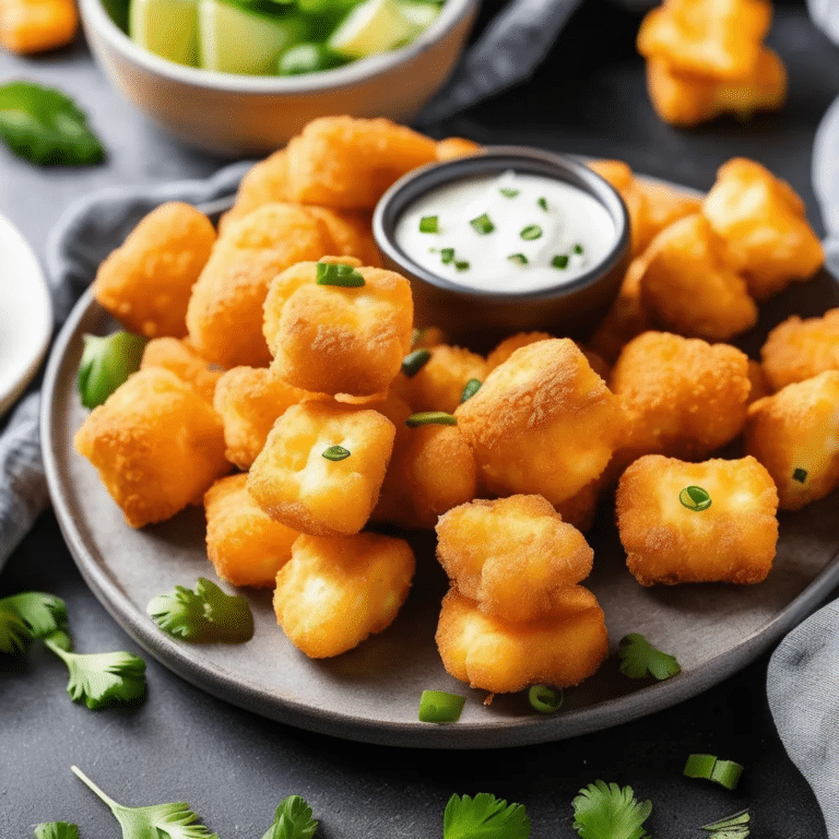 Air Fryer Cheese Curds