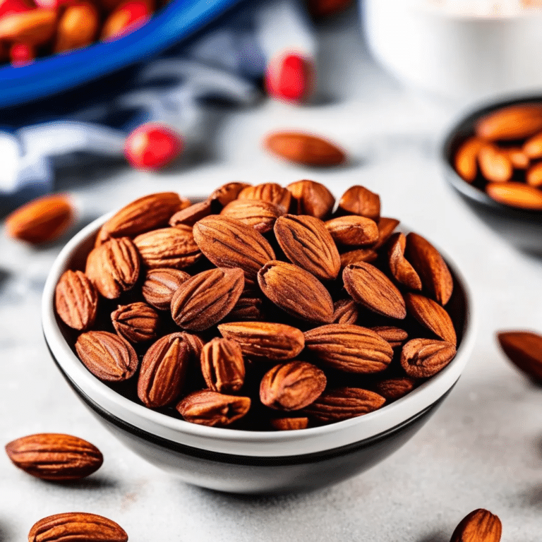 Air Fryer Cinnamon Almonds