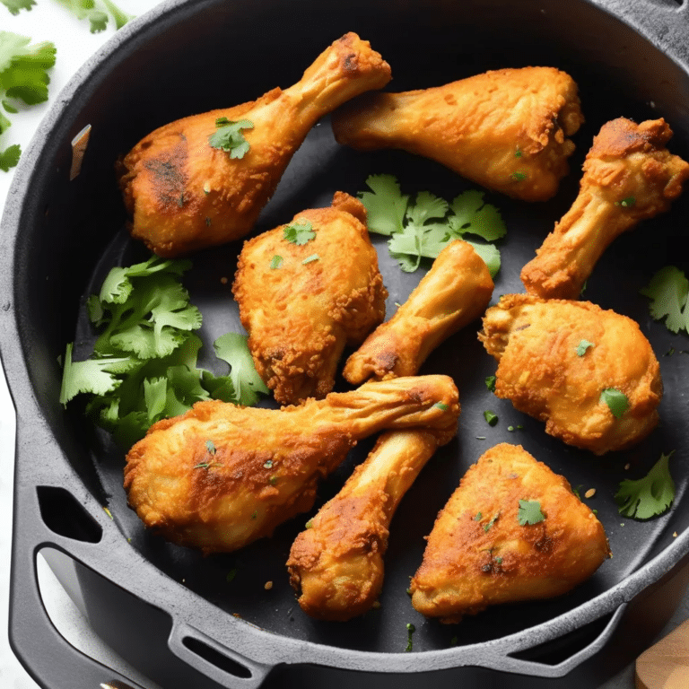 Air-Fryer Crispy Curry Drumsticks
