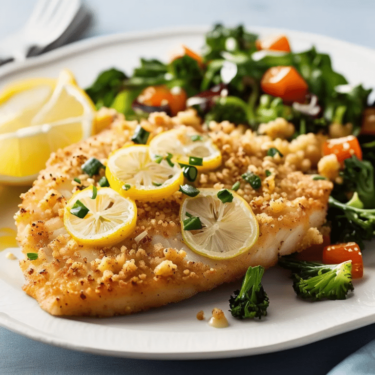 Air-Fryer Crumb-Topped Sole