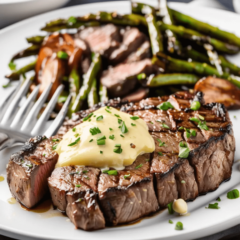 Air-Fryer Garlic-Butter Steak