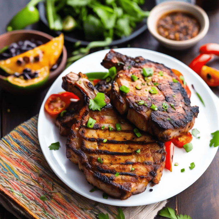 Air-Fryer Jamaican Pork Chops