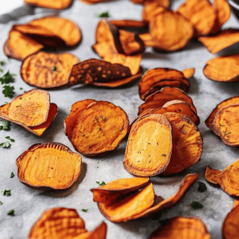 Air Fryer Sweet Potato Chips
