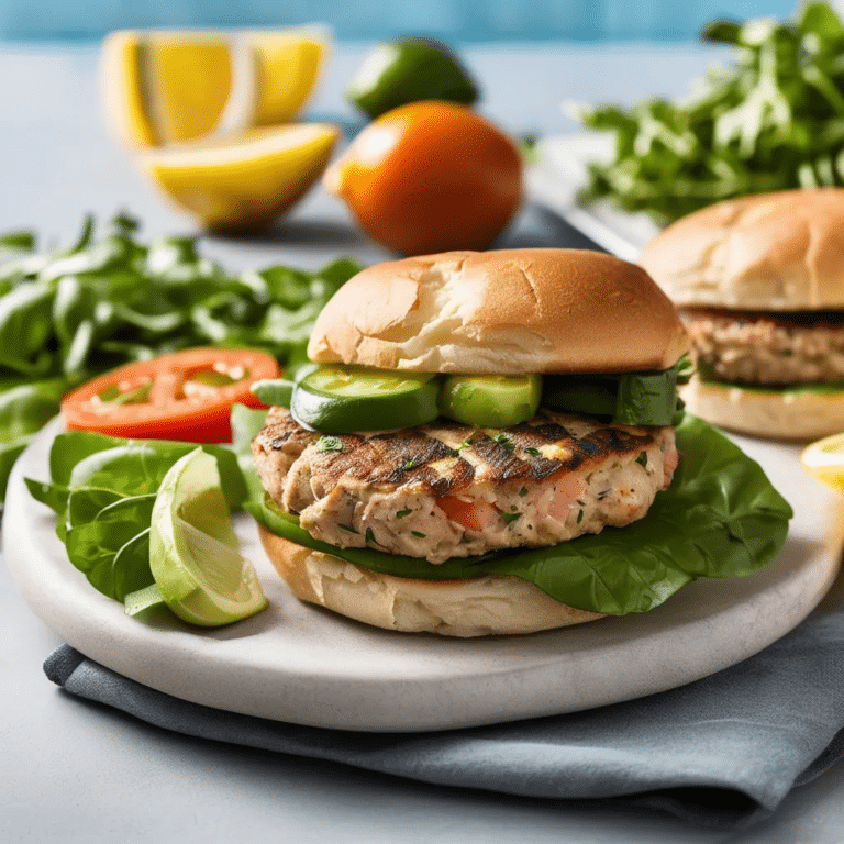 Air-Fryer Tuna Burgers