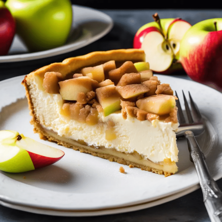 Apple Bavarian Torte