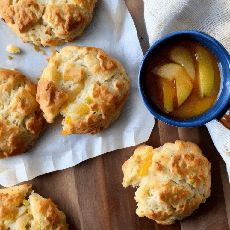 Apple Cheddar Biscuits