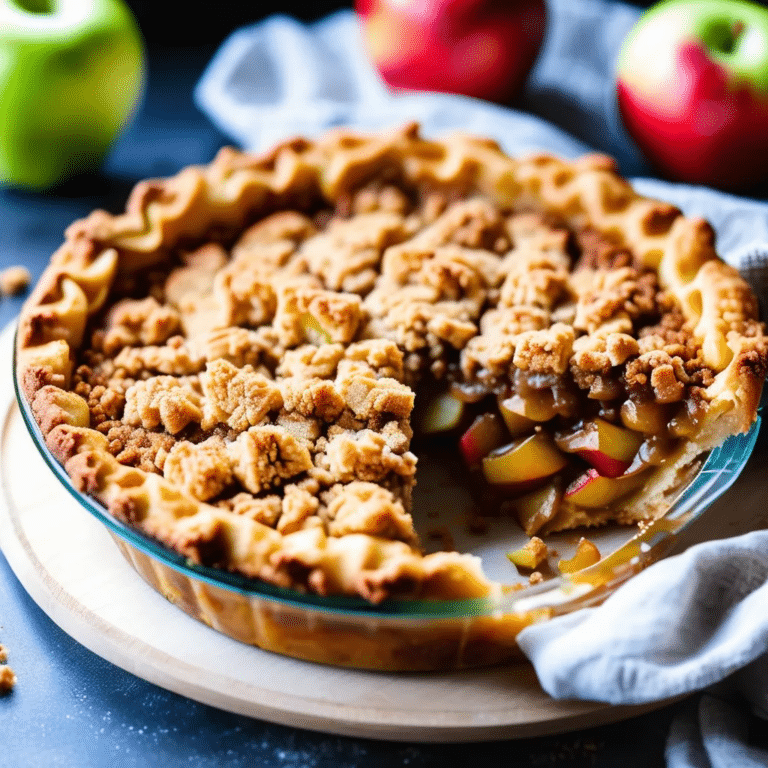 Apple Crumb Pie