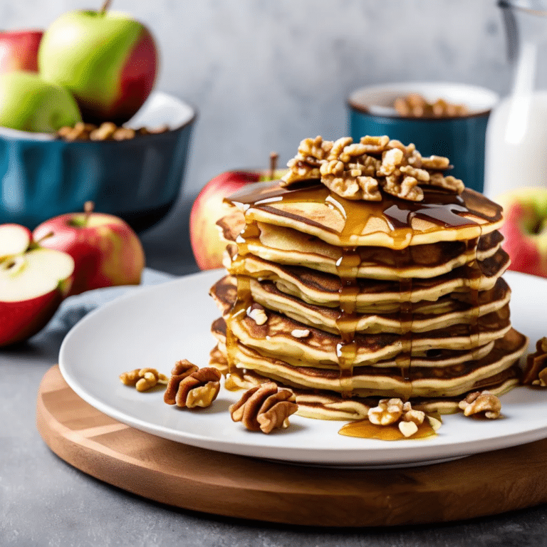 Apple Walnut Pancakes