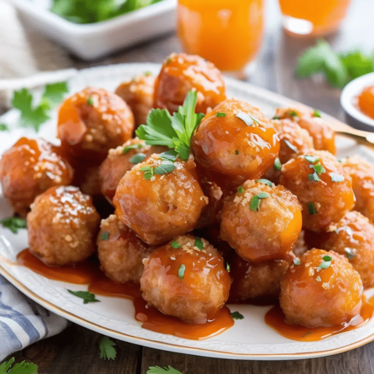 Apricot Ham Balls