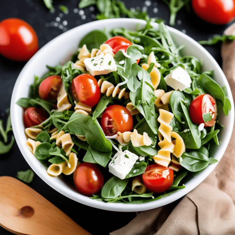 Arugula Pasta Salad
