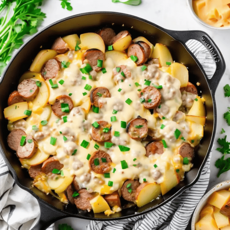 Au Gratin Sausage Skillet