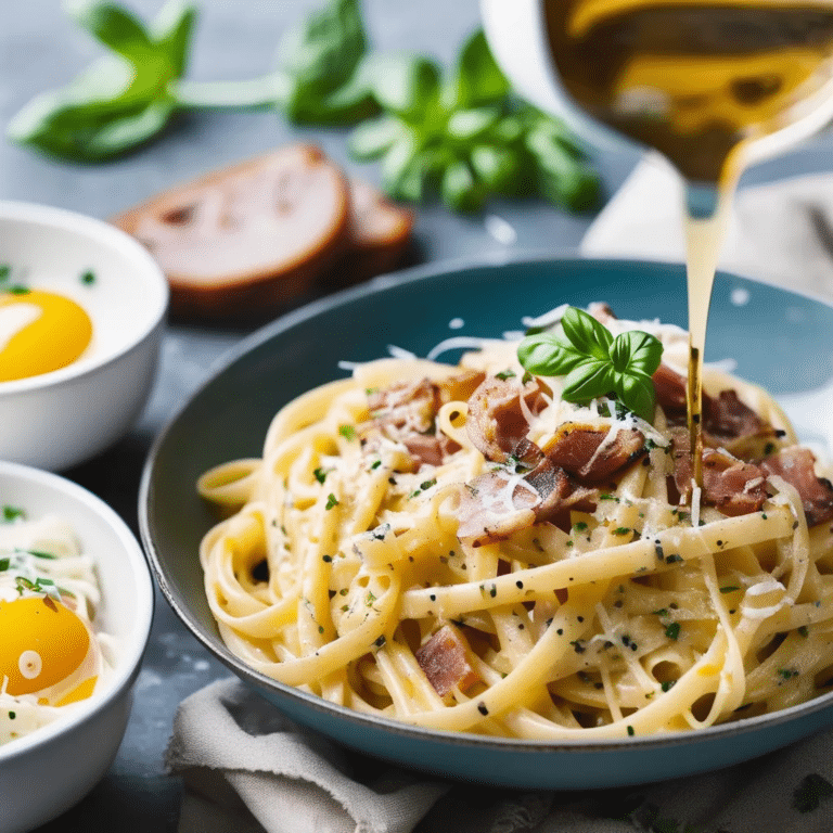 Authentic Pasta Carbonara