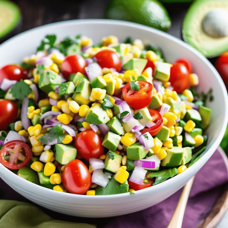 Avocado Corn Salad