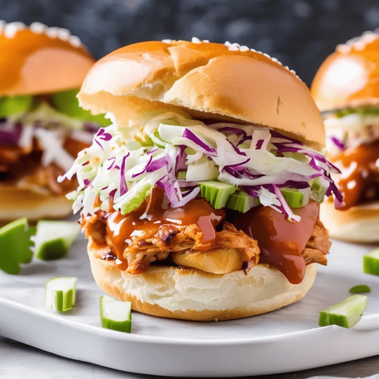 BBQ Chicken Sliders