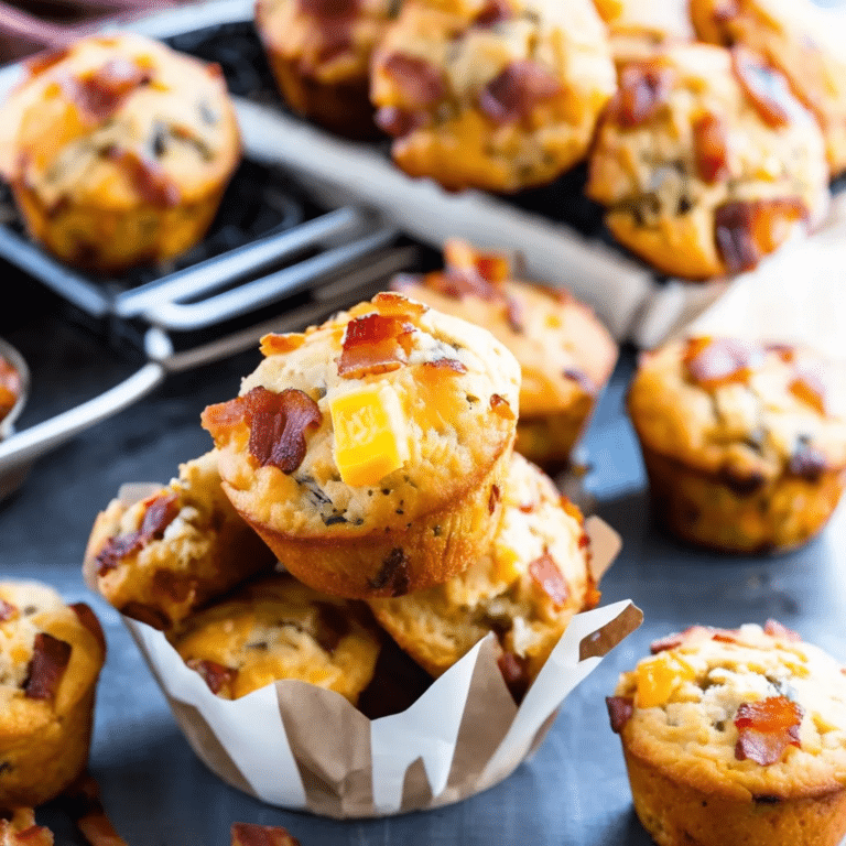 Bacon Cheddar Muffins