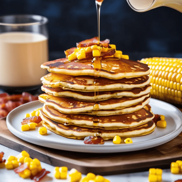 Bacon Corn Pancakes