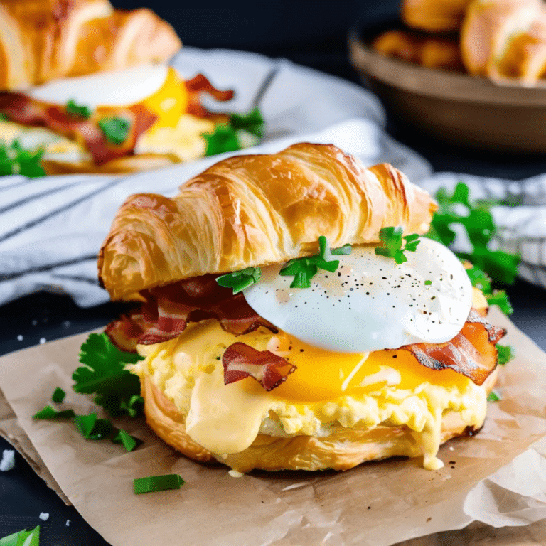 Bacon Egg And Cheese Croissant