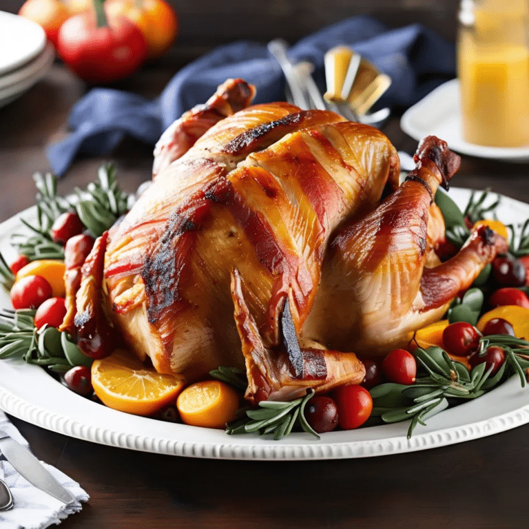 Bacon Wrapped Turkey