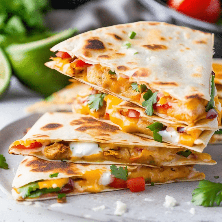 Baked Chicken Quesadillas