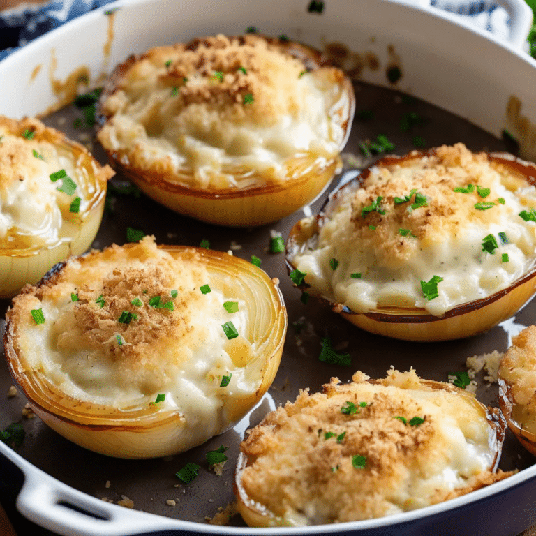 Baked Creamed Onions