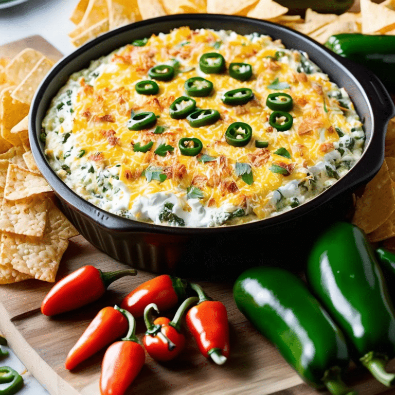 Baked Jalapeno Popper Dip