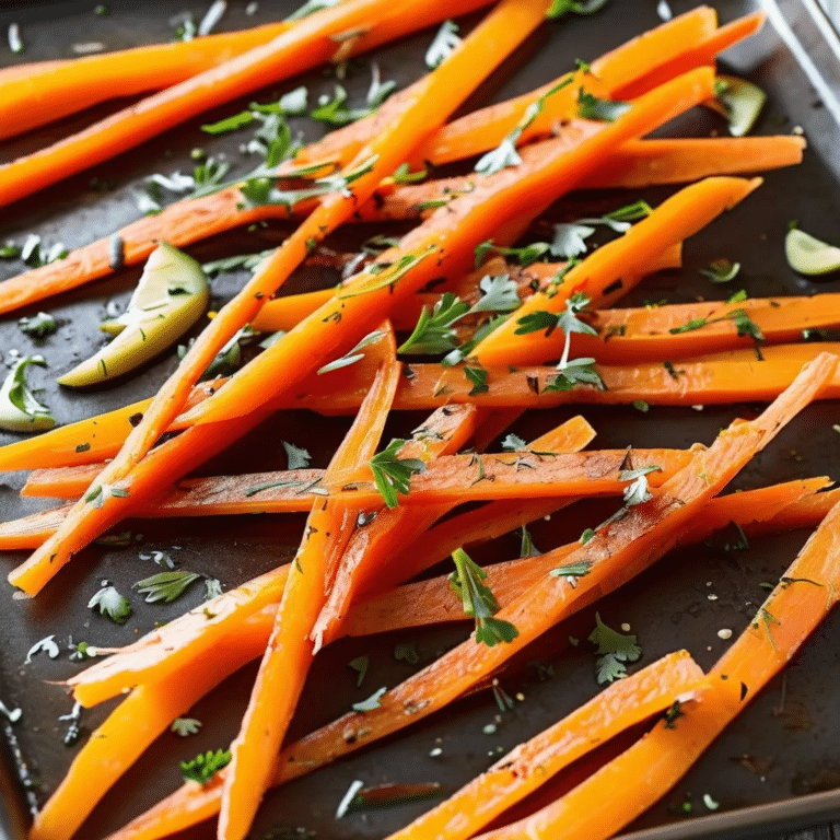 Baked Shredded Carrots