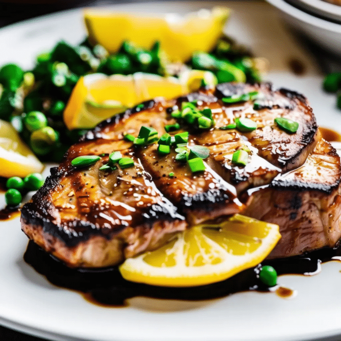 Baked Soy Lemon Chops