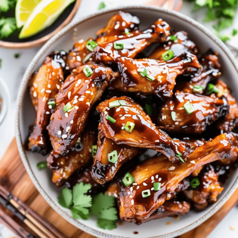 Baked Teriyaki Chicken Wings