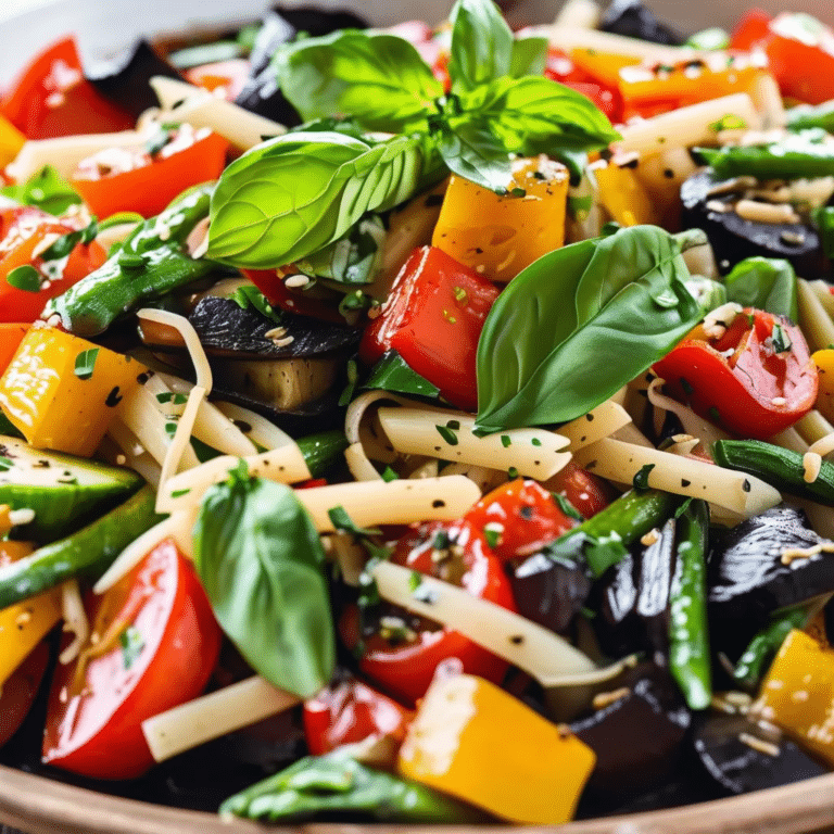 Balsamic Roasted Vegetable Primavera