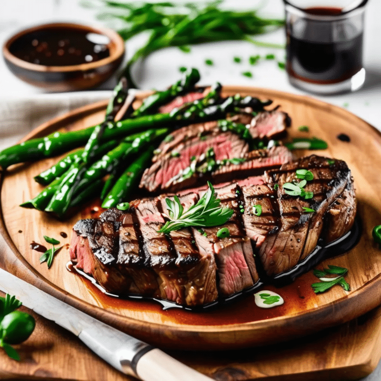 Balsamic-Seasoned Steak