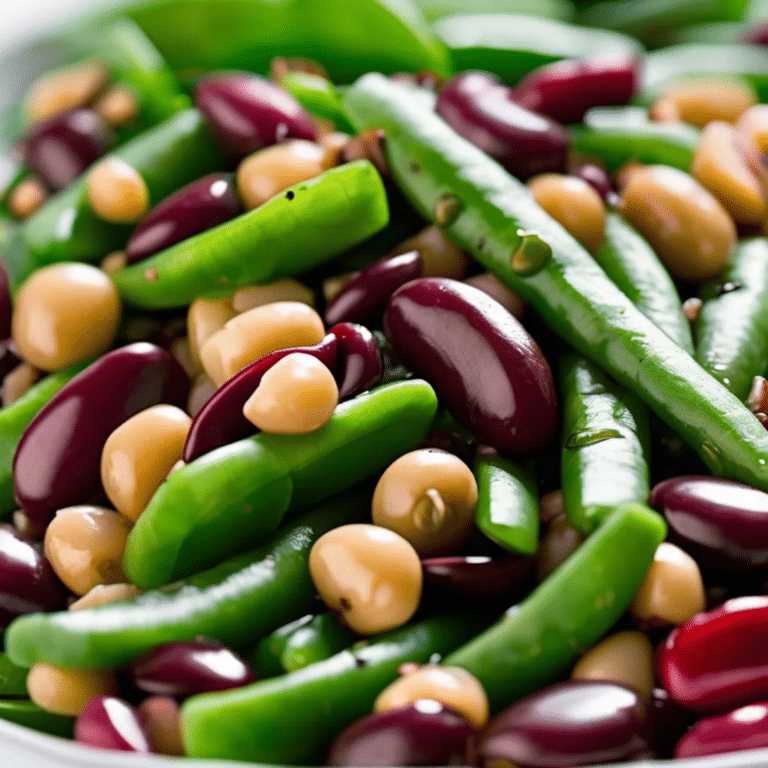 Balsamic Three-Bean Salad