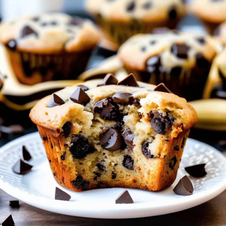 Banana Chocolate Chip Muffins