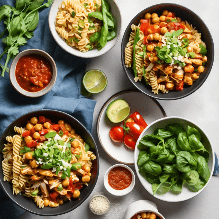 Banza Chicken Bowls With Calabrian Chili Sauce
