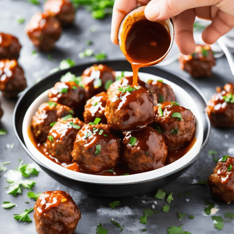 Barbecued Meatballs