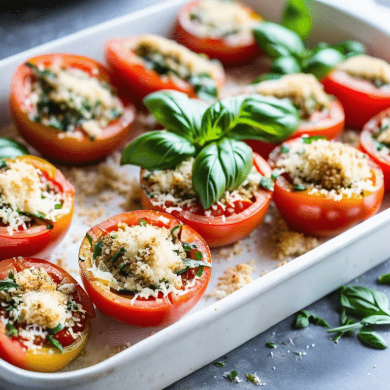 Basil Baked Tomatoes
