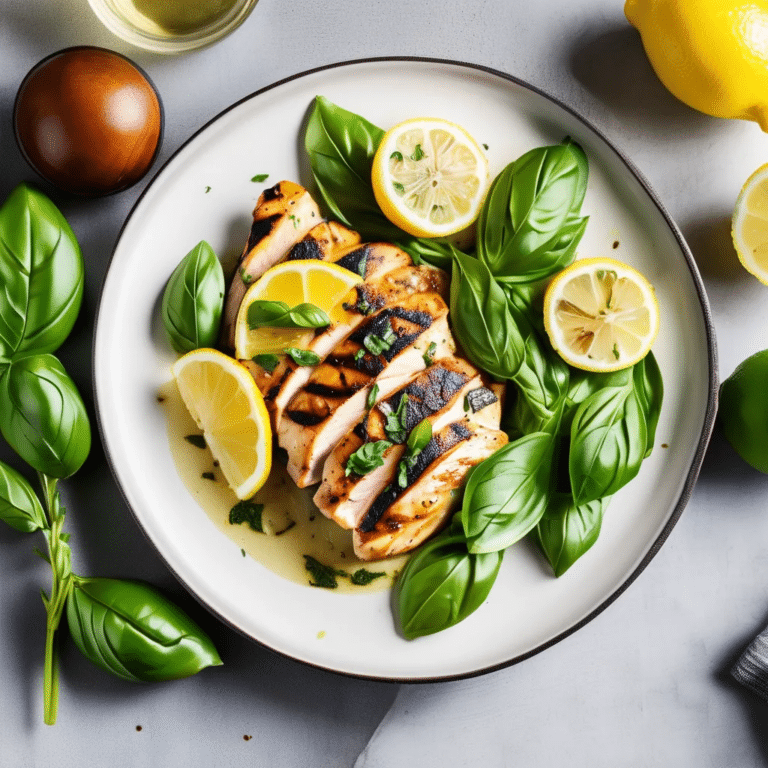 Basil Lemon Chicken