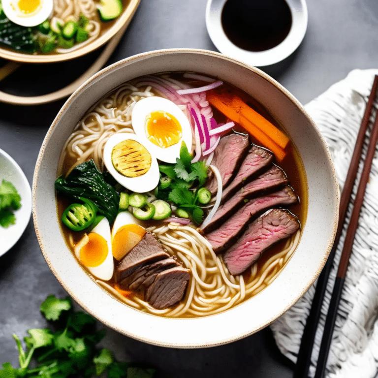 Beef Miso Ramen