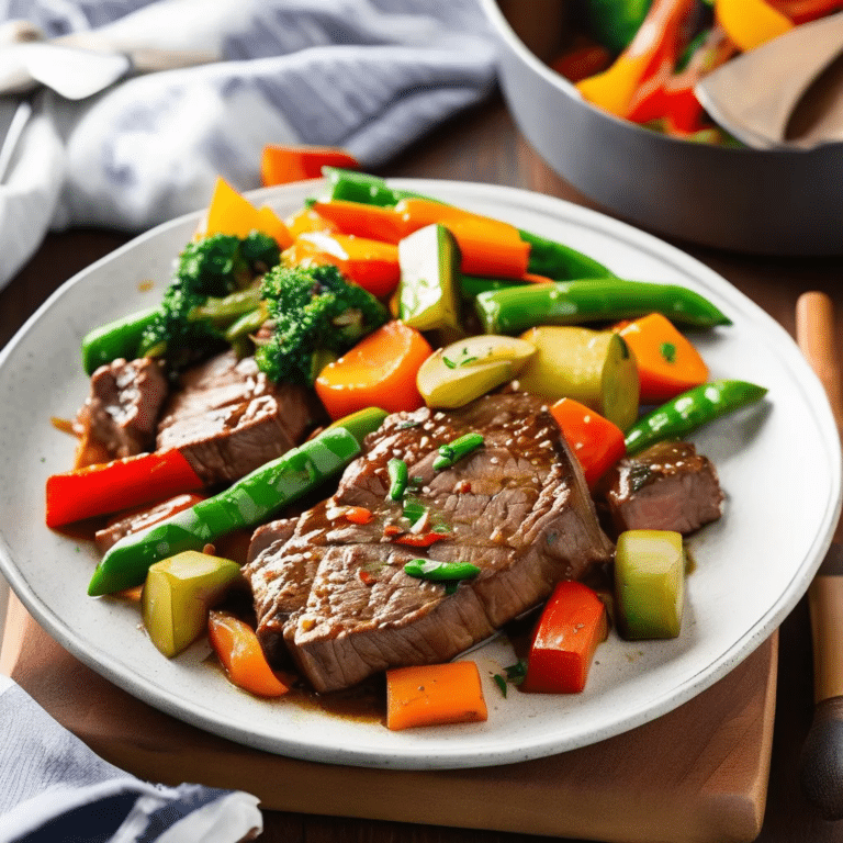 Beef With Vegetables