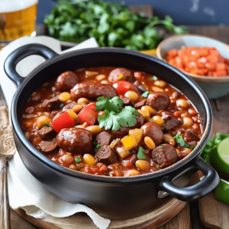 Beer Brat Chili