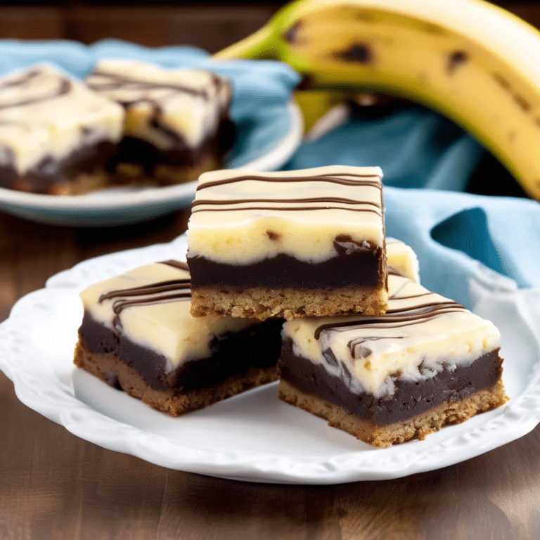 Black-Bottom Banana Bars