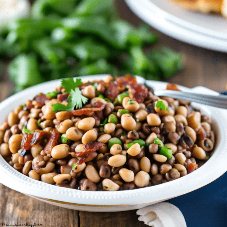 Black-Eyed Peas with Bacon