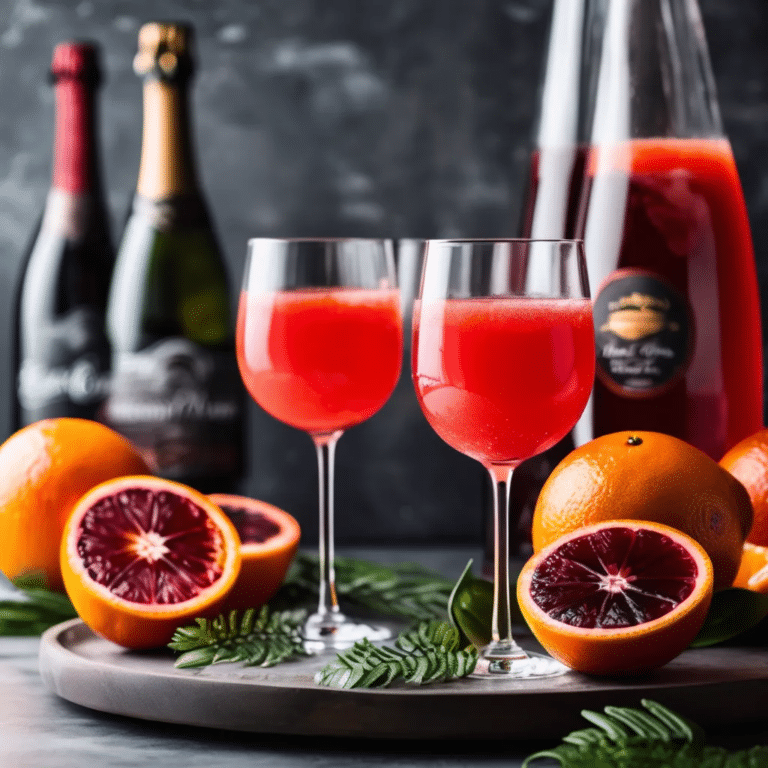 Blood Orange Mimosa