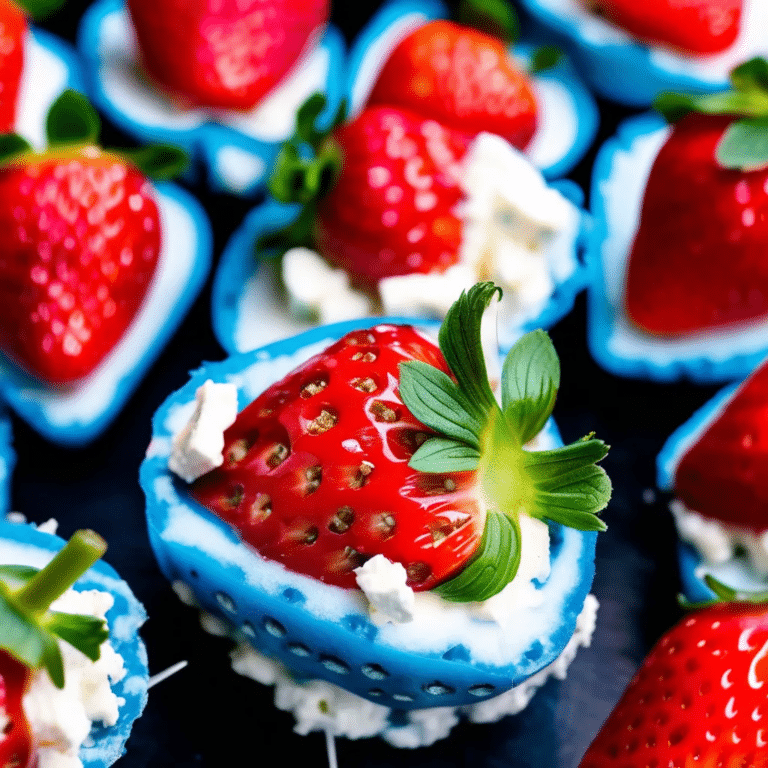 Blue Cheese-Stuffed Strawberries